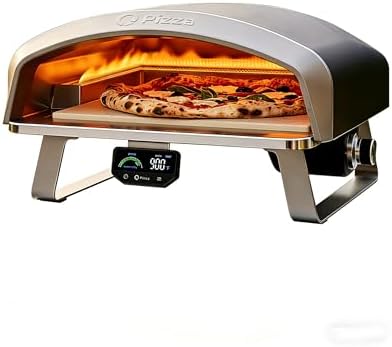16" Portable Propane Gas Pizza Oven with Pizza Stone by QPizza