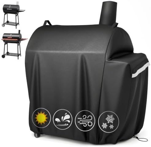 Utheer 600D Waterproof Grill Cover for Royal Gourmet CC1830/CC1830V Grill by Utheer