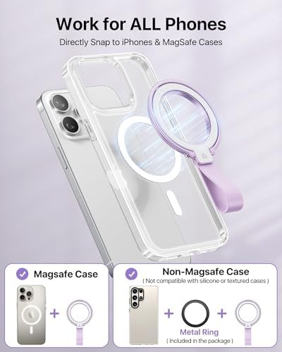 andobil [2026 Unrivaled Stability] Magnetic Phone Grip Holder for MagSafe - Image 6