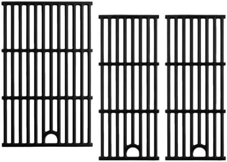 463365021 Grill Grates Replacement Parts for Charbroil Performance 4 Burner Grill Parts 463351021 463350722 Char Broil 463352521 463354021 463365522 G426-0005-W1 G426-0004-W1 Cast Iron Cooking Grates by GrillValueparts