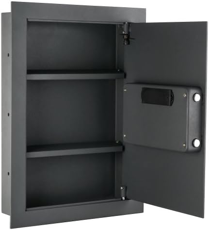 Paragon Safes In Wall Safe with Electronic Keypad, Gray - Image 7