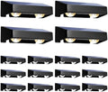 SOLPEX Solar Fence Lights Outdoor, 9 Fixed Colors ＆ Color Changing Fence Solar Lights Outdoor Waterproof IP65, LED Deck Lighting for Backyard Wall Step Patio Railing Pool Porch (16 Pack) by Solpex