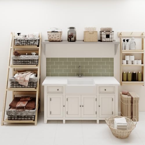 AmGood 14" x 60" Stainless Steel Wall Shelf | Appliance & Equipment Metal Shelving | NSF | Kitchen, Restaurant, Garage, Laundry, Utility Room | Heavy Duty | Turned-Down Edge - Image 6
