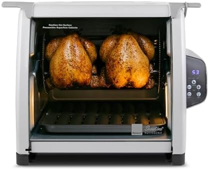 Ronco 6000 Platinum Digital Countertop Rotisserie Oven, 12-lb Capacity by Ronco