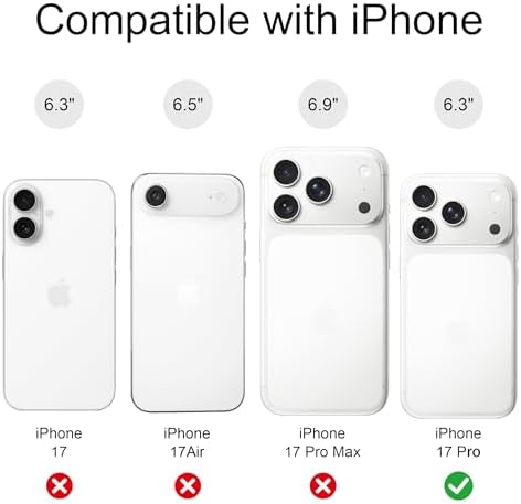 for iPhone 17 Pro Case, Magnetic Matte Frosted Dual-Layer Striped Phone Case for Women, Retro Aesthetic Cover Compatible with Mag Safe Accessories - Rose Cocoa - Image 3