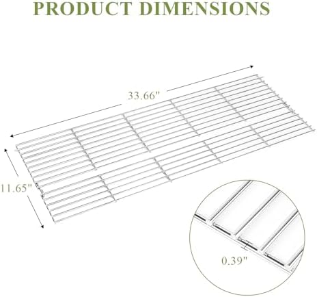 Utheer Warming Rack, Foldable Stainless Steel Upper Rack for Pit Boss 1000 - Image 3