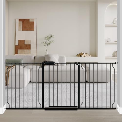 Fairy Baby 67-71.5 Inch Extra Wide Baby Gates for Stairs & Doorways Indoor by FairyBaby