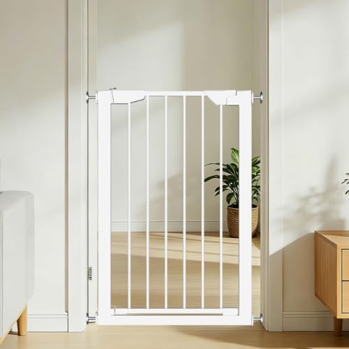 Fairy Baby 36" Tall Narrow Baby Gate 22.8"-25.5" Wide for Doorways & Stairs by FairyBaby