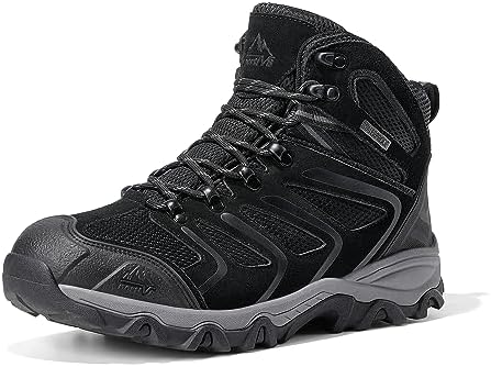 NORTIV 8 Men's Ankle High Waterproof Hiking Boots by NORTIV8