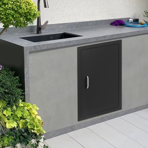 Single Access Door, Outdoor Kitchen Cabinet, BBQ Island Storage - Image 4