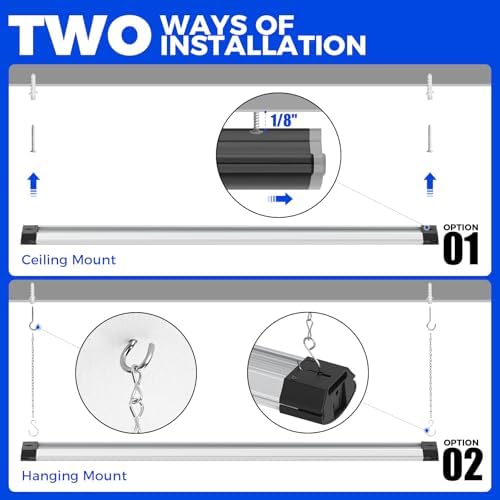 Barrina BS84 LED Shop Lights 4FT for Workshop, 84W 10000LM 6500K, 1 Pack - Image 5