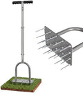 Walensee 4-Row Lawn Aerator Tool with 20 Steel Spikes for Small Yards by Walensee