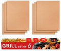 Copper Grill Mats for Grill, Set of 6, 15.75 x 13 Inch by Renook