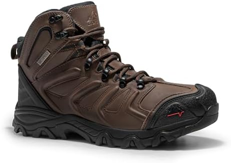 NORTIV 8 Men's Ankle High Waterproof Hiking Boots - Image 5