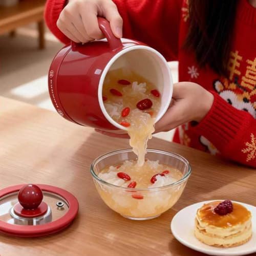 Portable Cooking Pot, 6-in-1 800ml Ergonomic Handle with Non-Stick Touch - Image 4