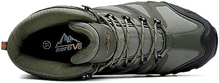 NORTIV 8 Men's Ankle High Waterproof Hiking Boots - Image 5