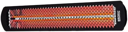 Bromic Tungsten Smart Heat 4000W Electric Patio Heater – Dual Element Infrared, 220V-240V, Black Finish – BH0420032 - Image 2