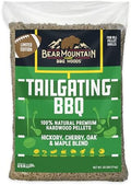 Bear Mountain Tailgating BBQ, Hardwood Pellets for Outdoor Grills, 20lb Bag by BearMountainBBQ