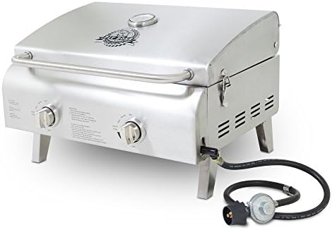 Pit Boss Grills 75275 Stainless Steel Two-Burner Portable Grill by PitBoss%C2%AEGrills
