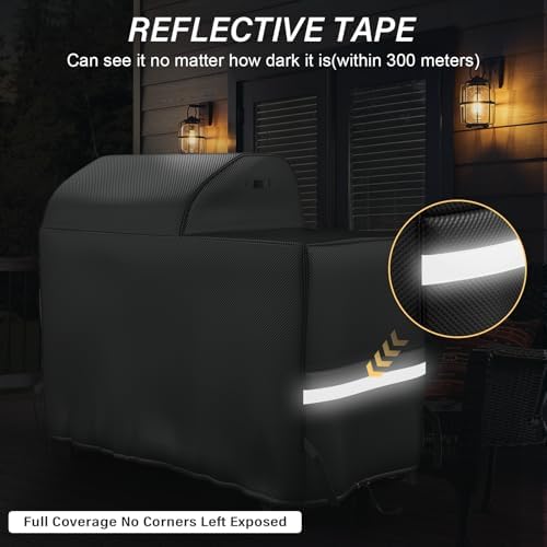 Utheer Grill Cover for Traeger Woodridge BAC761 TFB86MLH, 600D Waterproof - Image 5