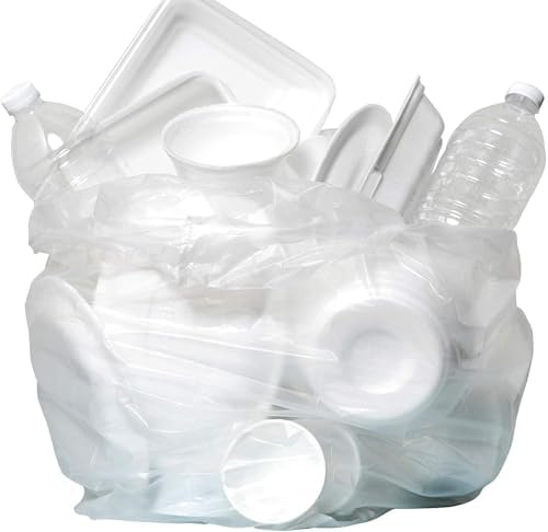 Aluf Plastics 12-16 Gallon 16 Micron (eq) Clear Bags 24" x 33" 2000 Count - Image 4