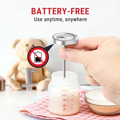 TempPro Dial Instant Read Meat Thermometer for Cooking - Image 2