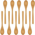 BambooMN 8" Reusable Bamboo Dinner Spoon - 10 Units by BambooMN
