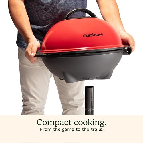 Cuisinart Electric Grill, Indoor/Outdoor, Compact, Portable, Nonstick - Image 6