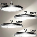 320W UFO High Bay LED Shop Lights, 4 Pack 45000LM Garage Lights by Unknown