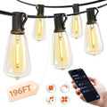 addlon 196(49FT*4) Outdoor String Lights with APP LED Edison Waterproof by addlon