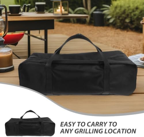 Bbq Tool Carry Bag Organizer, Oxford Cloth Grill Utensil Storage Holder - Image 3