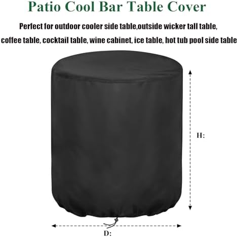 Patio Table Cover Waterproof Square Round Bistro - Image 2