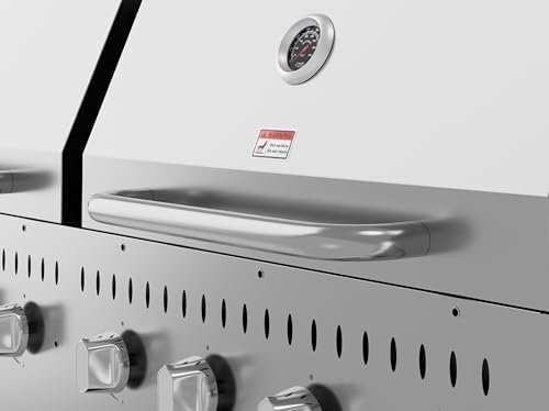 60 in. 8-Burner Commercial Outdoor Propane Gas Grill with 2 Roll Dome Covers in Stainless-Steel, ETL Listed (CGKIT6-D30D30) - Image 7
