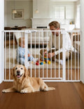 Babelio 29-55" Extra Wide Baby Gate, 36" Tall, PressGuard P7, White by BABELIO