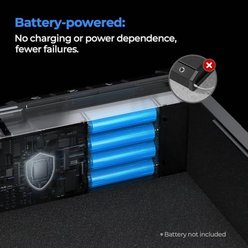 ONNAIS Iron SE Biometric Gun Safe for Handgun with Fingerprint Keypad Lock - Image 4