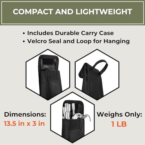 Tactiko 33" Stainless Steel Folding Camping Tripod for Cooking | Adjustable - Image 7