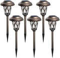 GIGALUMI Solar Pathway Lights Outdoor, Metal Glass & ABS Landscape Lights by GIGALUMI
