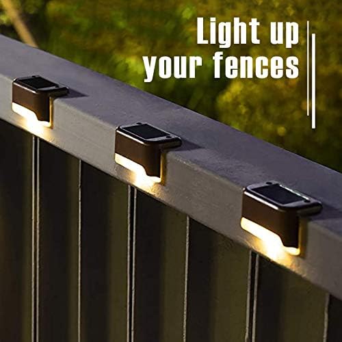 GIGALUMI Led Solar Deck Lights, 16 Pack，Waterproof, Warm White - Image 4