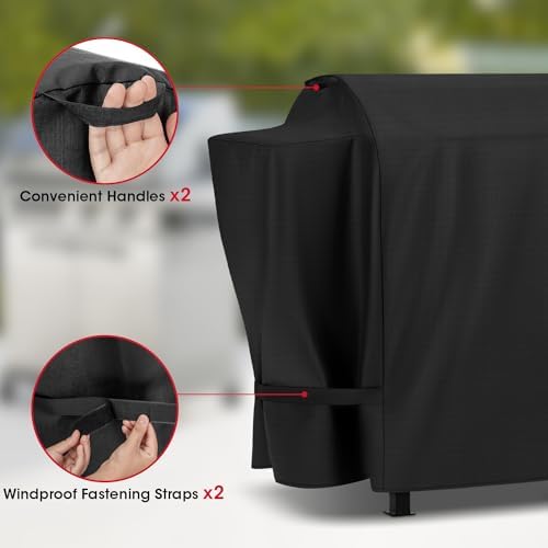 Unicook Waterproof Pellet Smoker Cover Compatible with Pit Boss 700FB/500 - Image 4
