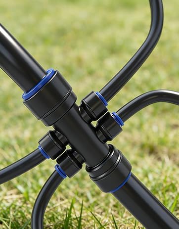 40FT Main tube1/2 Drip Irrigation System Kit with 40 Adjustable Nozzles - Image 2