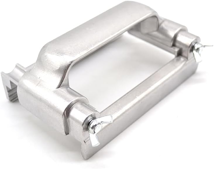 Heavy Duty Grill Brick Holder Clamping Range 2.6”-4.3” 66-110mm, Clean Smoker Flat Top Grill BBQ Grate Cast Iron Griddle by FUJIDENSO