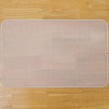 MicoYang Silicone Dish Drying Mat for Multiple Usage,Easy clean,Eco-friendly,Heat-resistant Silicone Mat for Kitchen Counter or Sink,Refrigerator or Drawer Liner Translucent 3XL 28 inches x 18 inches by MicoYang