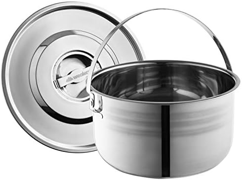 Wealers Camping Cookware Set - Compact Stainless Steel Campfire Cooking Pots and Pans | Combo Kit with Travel Tote Bag | Rugged Outdoor Cook Set for Hiking | Barbecues | Beach - Image 2