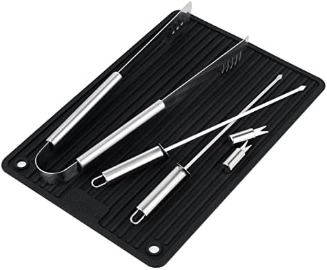 Ozeri Grill Mat & Countertop Shield with Drip Pad for BBQ & Griddle Tools - Image 6