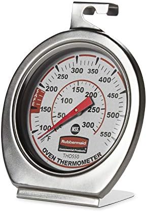Rubbermaid Commercial Products Stainless Steel Monitoring Thermometer, Safe for Inside Oven/Grill/Smoker, 60-580°F Range, Easy to Read Food Thermometer For Food Resturant/Home Cooking - Image 3