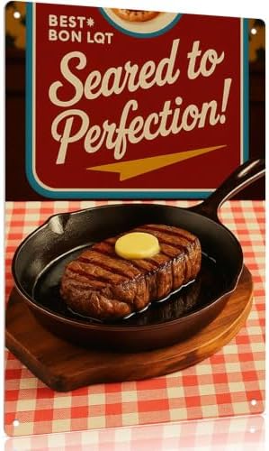 Aluminum 8X12in Premium Nonstick Skillet Even Heat Distribution Pan Seared Steak Searing Frying Sauteing Indoor Outdoor Kitchen Camping Cooking Durable Ergonomic Handle Heavy Duty Cookware by Unknown