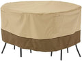 Classic Accessories Veranda Water-Resistant 52 Inch Bistro Round Patio Table & Chair Set Cover, Outdoor Table Cover by ClassicAccessories