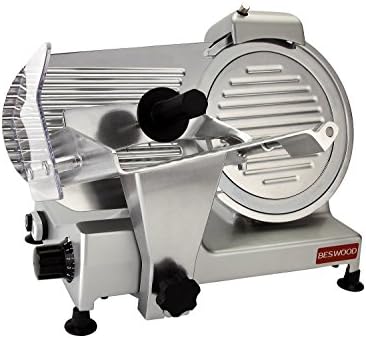 BESWOOD 10" Electric Deli Meat Slicer, Cheese Food Slicer with Premium Chromium-plated Steel Blade, for Commercial and for Home Use 240W, BESWOOD250 by BESWOOD
