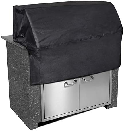 iCOVER Built-in Grill Cover 57 Inch, Heavy Duty Waterproof BBQ Grill Top Covers, Built in Grill Cover for Outdoor Grill, Outdoor Kitchen Barbecue Cover for Bull, Char-Broil, Napoleon, Weber and More by iCOVER