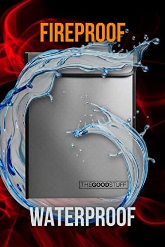 The Good Stuff Fireproof Document Bag Legal Size: 15" x 11" [2000°F Rated] Protect Birth Certificates, Contracts, Legal Papers, Cash, and Other Valuables - Water and Fire Resistant File Bags - Image 4